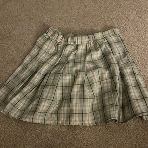 Plaid skirt small